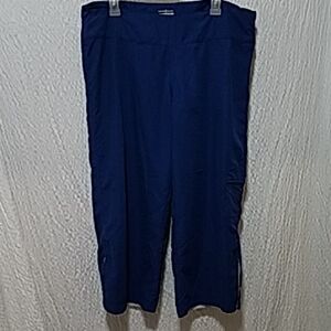Size 12 Vintage Lululemon Bright Blue Track Pants Made In Vancouver L